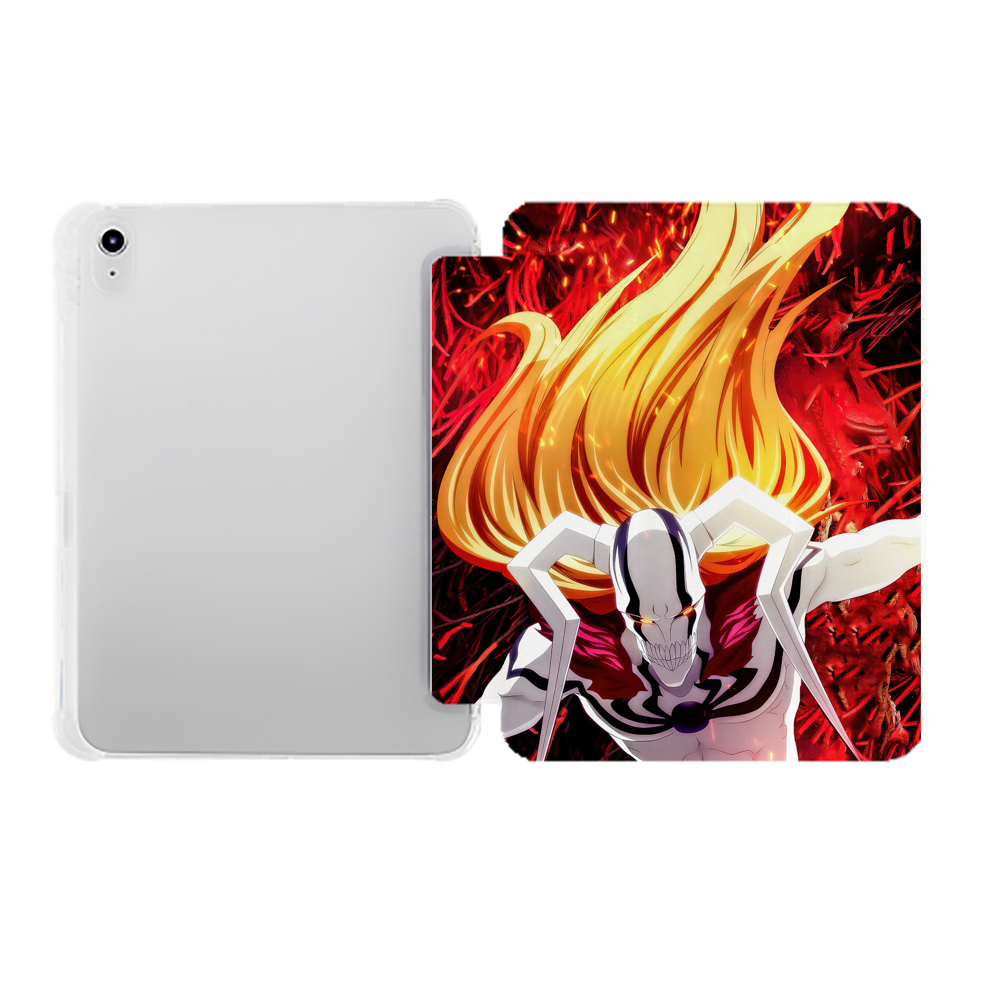 （画像用） ブリーチ BLEACH IPad ケース ペン収納付き 三つ折りスタンド PUレザー×シリコン 対応機種9.5/10.5/10.9インチ